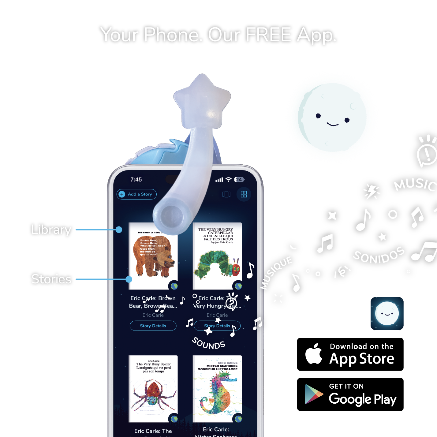 Storytime 4-Story Starter Pack with Projector