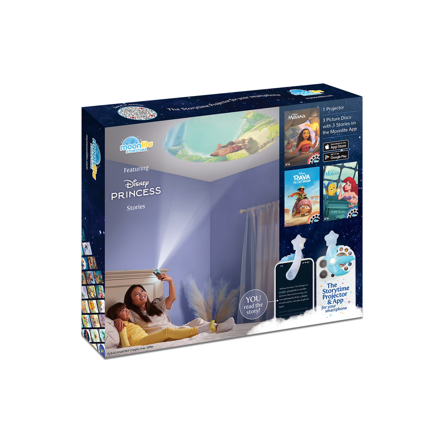 Disney Princess 3-Story Collection with Projector