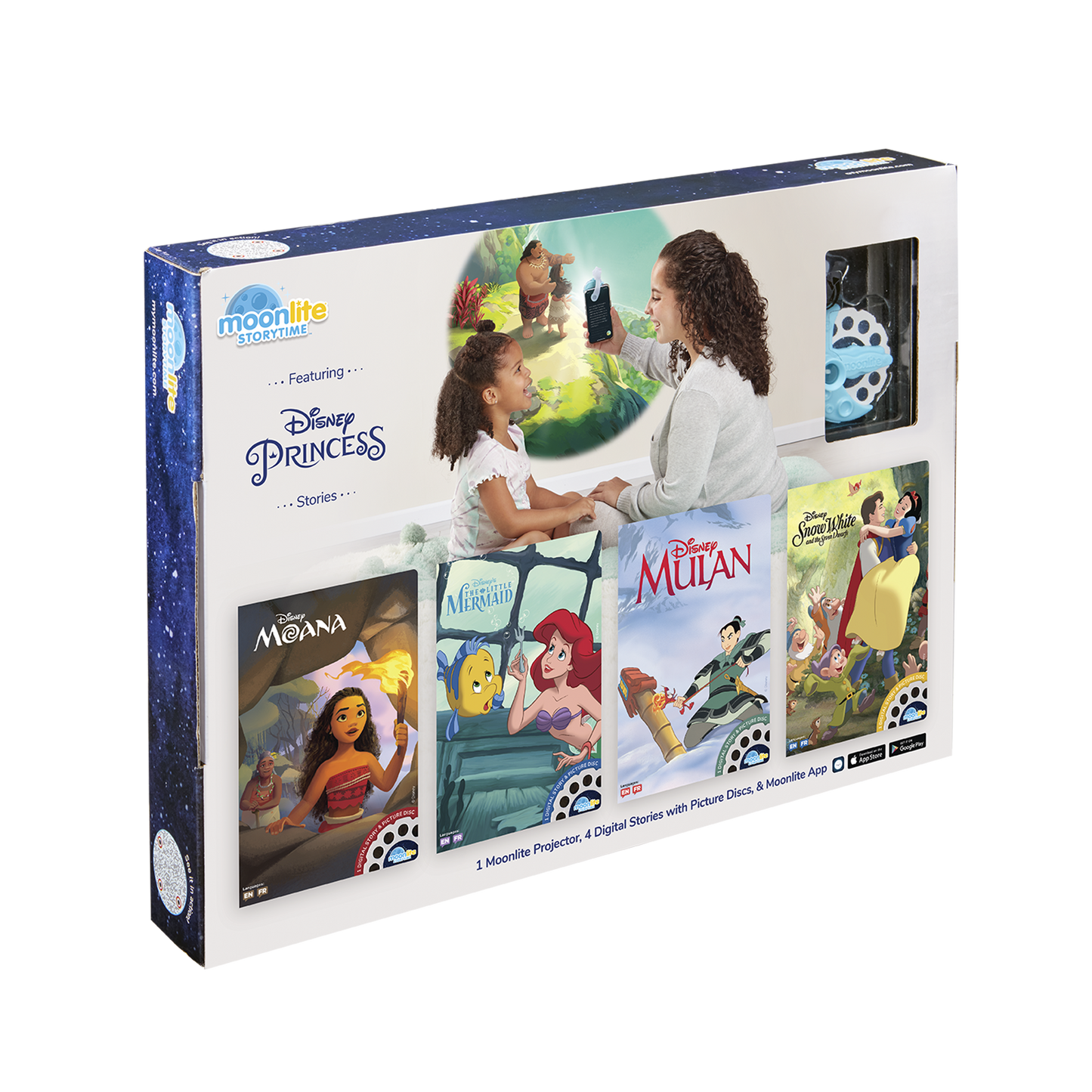 Disney Princess 4-Story Collection with Projector