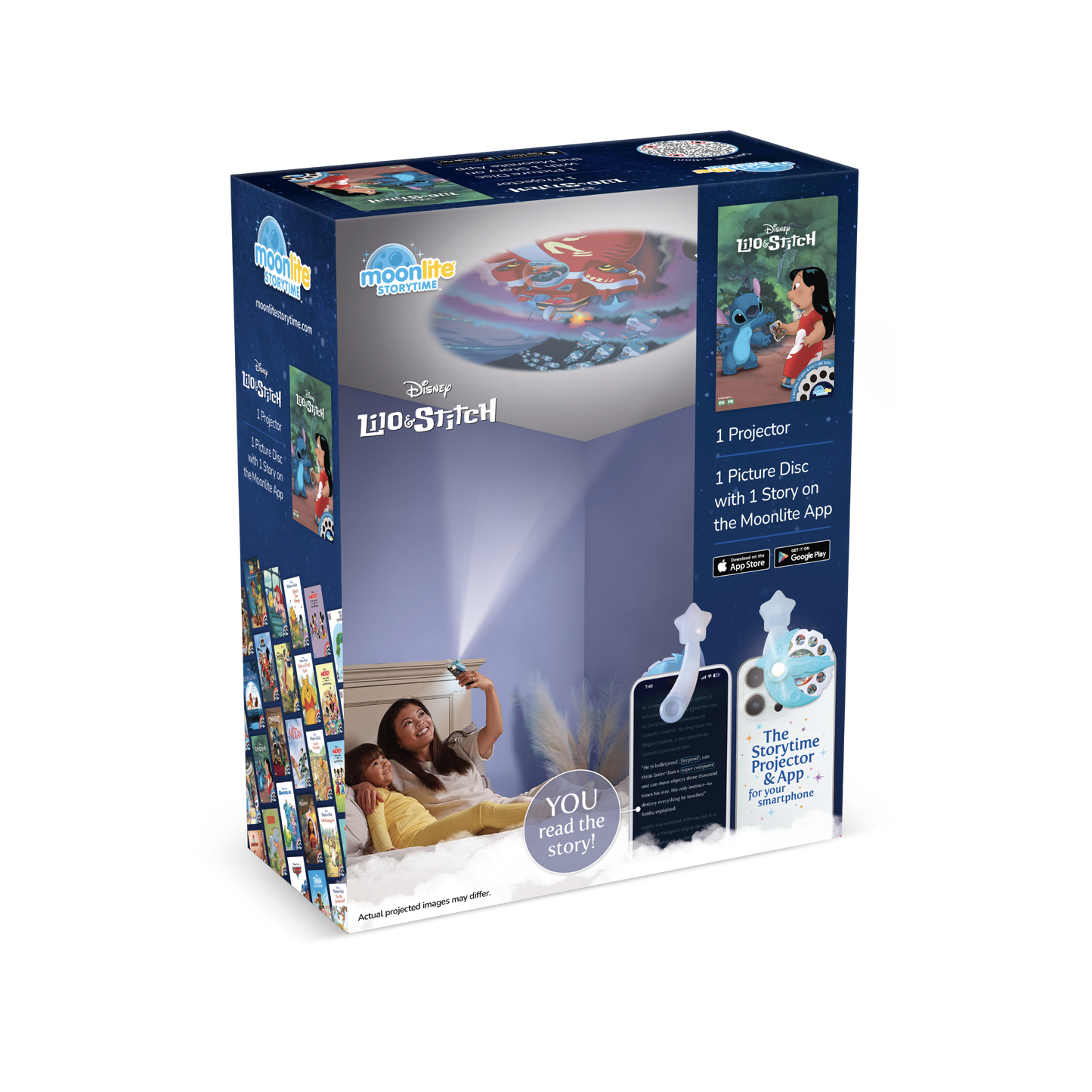 Disney Lilo & Stitch 1-Story Starter Pack with Projector