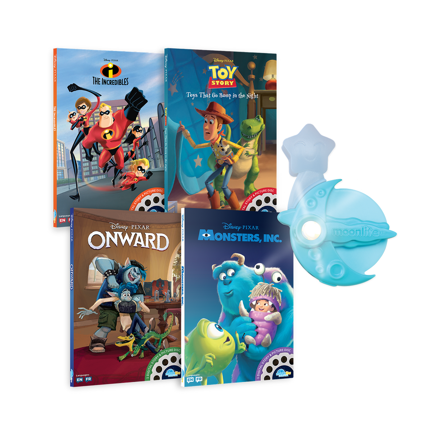 Disney Pixar 4-Story Collection with Projector